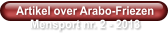 Artikel over Arabo-Friezen Mensport nr. 2 - 2013